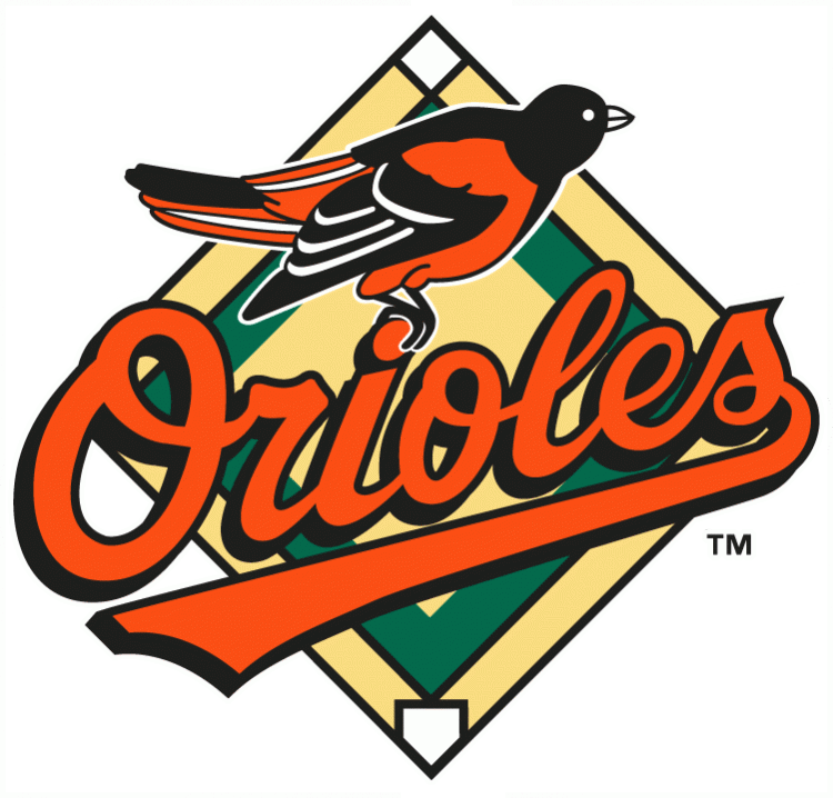 Baltimore Orioles 1995-1997 Primary Logo t shirts DIY iron ons